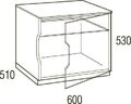 Стойки под аппаратуру Металлдизайн (Metaldesign) MD 155.0610 Planima черный артикул X33965698-1-3