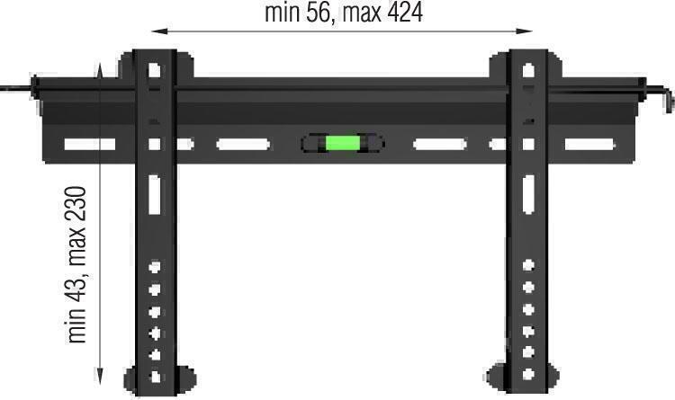Крепления для телевизоров Металлдизайн (Metaldesign) MD 3114 черный артикул X33927358-1