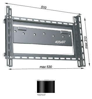 Крепления для телевизоров Металлдизайн (Metaldesign) MD 311 black артикул X33930145-1