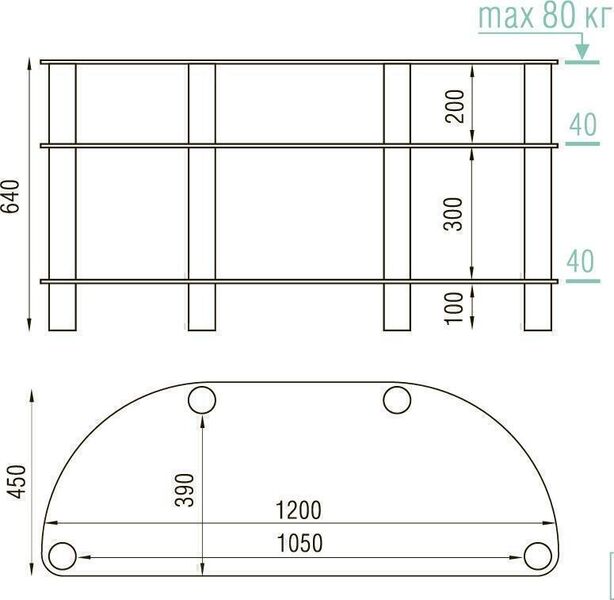 Тумбы под телевизор Металлдизайн (Metaldesign) MD 403 slim дымчатое стекло-хром артикул X33965262-1-2