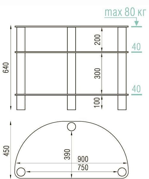 Тумбы под телевизор Металлдизайн (Metaldesign) MD 404 slim дымчатое стекло-хром артикул X33965162-1-2