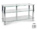 Тумбы под телевизор Metaldesign MD 505 plazma прозрачное стекло-серебристый артикул X33964640-1-1