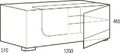 Тумбы под телевизор Металлдизайн (Metaldesign) MD 506.1213 Planima дымчатое стекло-алюминий артикул X33964588-1-2