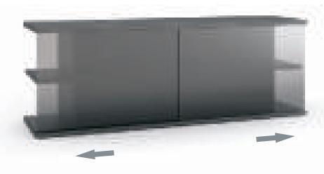 Тумбы под телевизор Металлдизайн (Metaldesign) MD 519.1310 дымчатое стекло-чёрный артикул X33964292-1-2