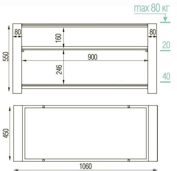 Тумбы под телевизор Металлдизайн (Metaldesign) MD 542 матовое стекло-дуб артикул X33964106-1-2