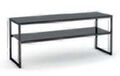 Тумбы под телевизор Металлдизайн (Metaldesign) MD Flatform TV 06.0940 черное стекло-черный артикул X33963454-1-1