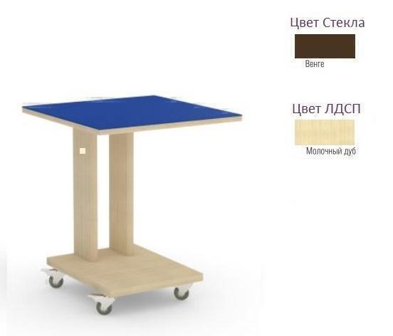 Тумбы, комоды, журнальные столики Металлдизайн (Metaldesign) Смарт MD 745 венге стекло-молочный дуб артикул X33930565-1