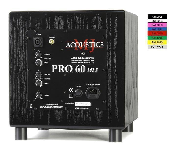 Сабвуферы MJ Acoustics Pro 60 краска по шпону (стандартные варианты) артикул X34019253-1