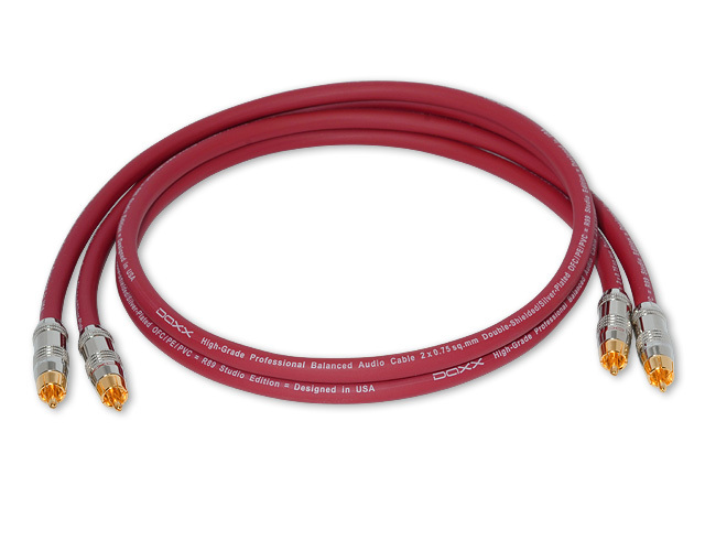 DAXX R89-07 АУДИО КАБЕЛЬ 0,75м Аудиокабели RCA артикул T603989-1