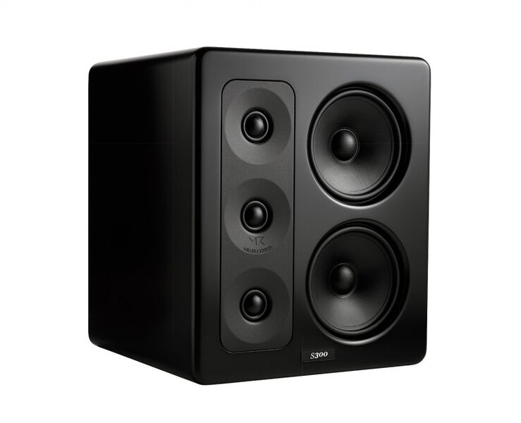 Мониторные акустические системы M&K Sound S300II. Правый/Центр. Black Satin/Black Cloth артикул X34042100-1