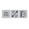 Крепления для телевизоров Металлдизайн (Metaldesign) MD 304 черный артикул X33930207-1-3
