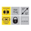 Крепления для телевизоров Металлдизайн (Metaldesign) MD 3121 черный артикул X33930087-1-2