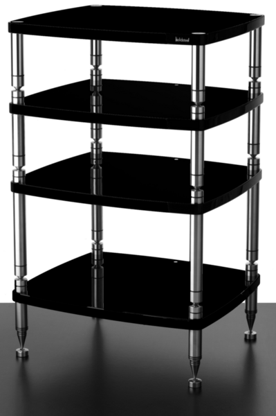 Solidsteel HF 4 black gloss, (черный полированный), High-End Audio Rack, Стойка под Hi-End аппаратуру артикул X33946734-1