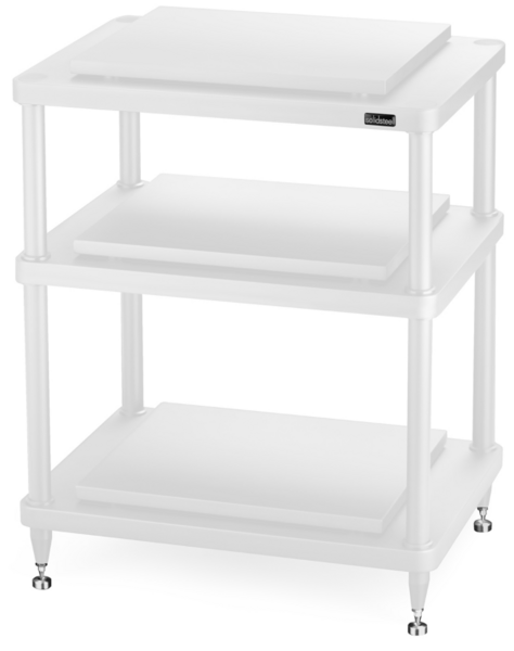 Solidsteel S5-3 белый матовый, Advanced Hi-Fi Audio Rack, Стойка под аппаратуру артикул S41593387-1
