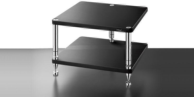 Стойки под аппаратуру Solidsteel HJ 2 черный матовый артикул X33960589-1