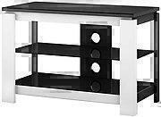 Тумбы под телевизор Sonorous HG 830 черное стекло-белый артикул X33940959-1