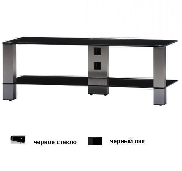 Тумбы под телевизор Sonorous PL 3410 черное стекло-черный артикул X33940570-1