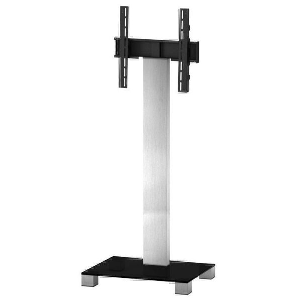 Тумбы под телевизор Sonorous PR 2550 черное стекло-серебристый артикул X33958323-1