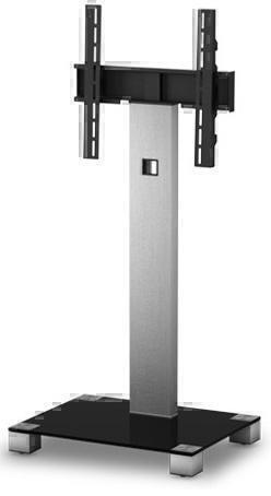 Тумбы под телевизор с креплением Sonorous PL 2510 черное стекло-нержавеющая сталь артикул X33953266-1