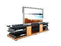 Тумбы под телевизор Soundations Lamm 7 cherry-black артикул X33958104-1