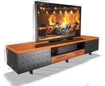 Тумбы под телевизор Soundations Plasma Plinth 1 cherry-black артикул X33958087-1