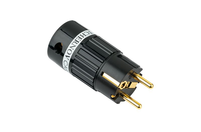 Разъем Tchernov Cable AC Plug Special V2 CEE 7/7 Schuko (Male), Силовой коннектор типа Schuko CEE 7/7 (европейская вилка) для терминирования силового кабеля Special 2.5 AC Power артикул A149210-1 в интернет-магазине «HiFi-Trade»