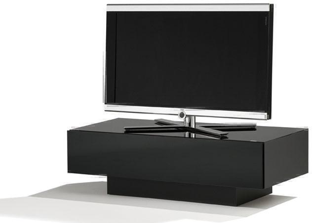 Тумбы под телевизор Spectral BR1201 черное стекло-черный артикул X33940092-1