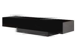 Тумбы под телевизор Spectral BR1501 V2 черное стекло-черный артикул X33940058-1