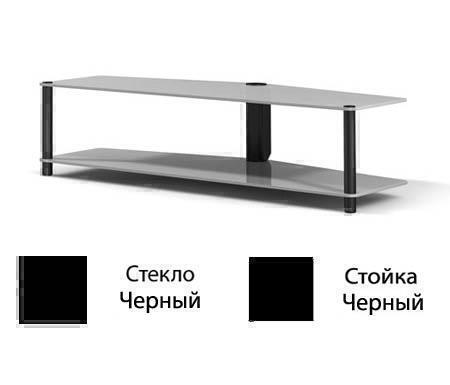 Тумбы под телевизор Spectral PL252 черное стекло-черный артикул X33939231-1