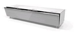 Тумбы под телевизор Spectral SC1650 SAT белое стекло-белый артикул X33938848-1