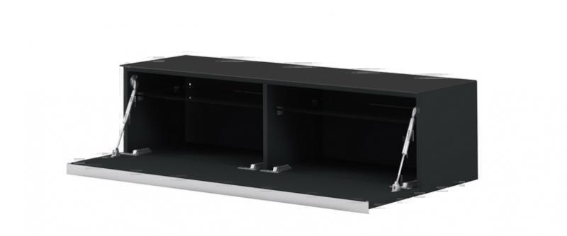 Стойки под аппаратуру Spectral SCH1100 черное стекло-алюминий артикул X33945730-1
