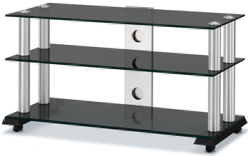 Стойки под аппаратуру Spectral ST 915 черное стекло-черный артикул X33945577-1
