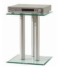 Стойки под аппаратуру Spectral Trio прозрачное стекло-алюминий артикул X33945546-1