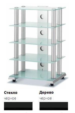 Тумбы под телевизор Spectral ST905 черное стекло-черный артикул X33938403-1