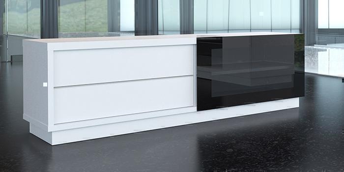 Тумбы под телевизор De Conti Stile-2 white артикул X33942918-1