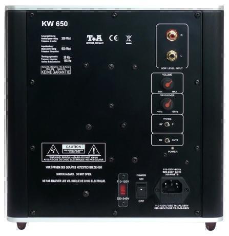 Сабвуферы T+A KW 650 aluminium-black артикул X34014251-1-3