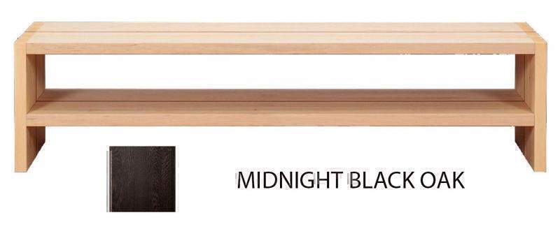Тумбы под телевизор Tabula Rasa Lowboard 07 1800mm (2 shelves) midnight black oak артикул X33937965-1