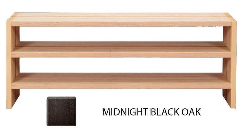 Тумбы под телевизор Tabula Rasa Lowboard 07 1600mm (3 shelves) midnight black oak артикул X33937975-1