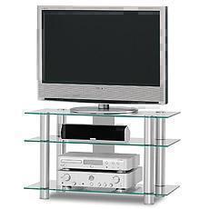Тумбы под телевизор Just Racks TV853 прозрачное стекло-алюминий артикул X33941928-1