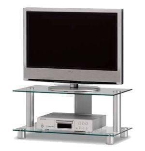 Тумбы под телевизор Just Racks TV8552 прозрачное стекло-алюминий артикул X33941903-1