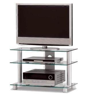 Тумбы под телевизор Just Racks TV8553 прозрачное стекло-алюминий артикул X33941880-1