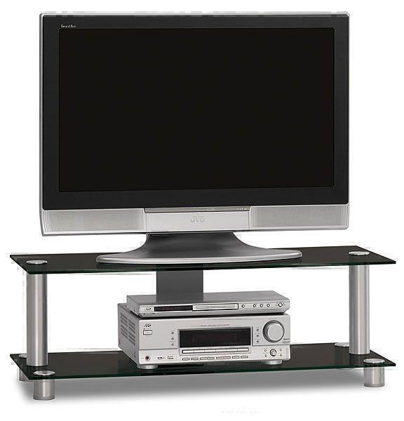 Тумбы под телевизор Just Racks TV1052 черное стекло-алюминий артикул X33942078-1