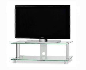 Тумбы под телевизор Just Racks TV1052 AL прозрачное стекло-алюминий артикул X33942090-1