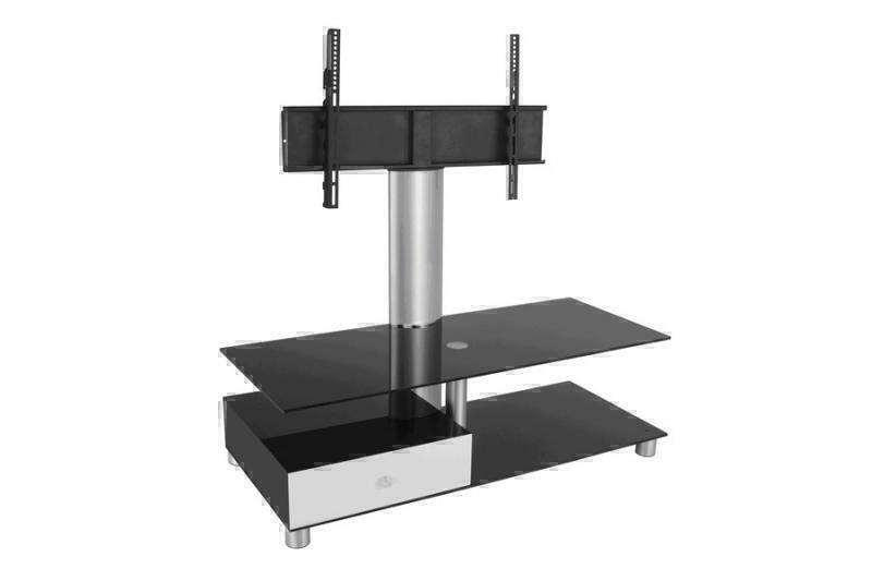 Тумбы под телевизор с креплением Ultimate AXIS 556 black-white артикул X33933296-1