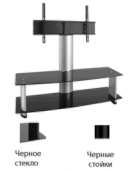 Тумбы под телевизор с креплением Ultimate PD 1444 black артикул X33952881-1