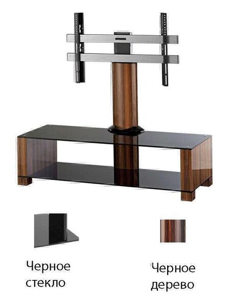 Тумбы под телевизор с креплением Ultimate WD-2/B with bracket black ebony артикул X33932466-1