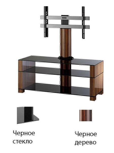 Тумбы под телевизор с креплением Ultimate WD-3/B with bracket black ebony артикул X33932424-1