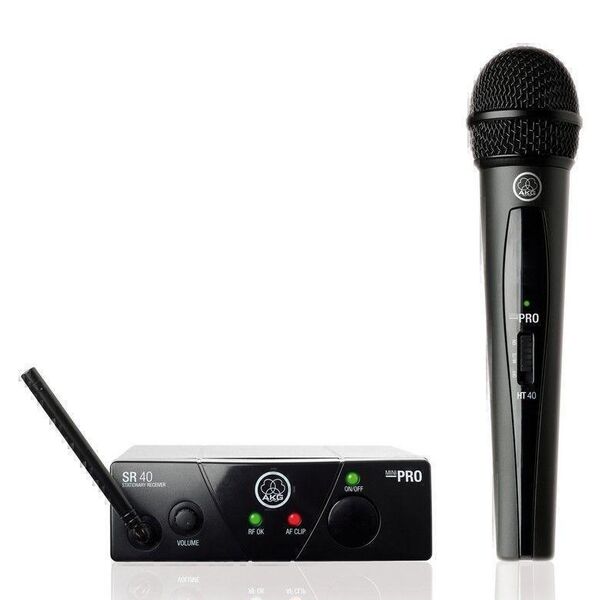 Микрофонные радиосистемы AKG WMS40 Mini Vocal Set Band ISM1 US25C (863.100) black артикул X33974043-1
