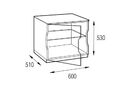 Стойки под аппаратуру Металлдизайн (Metaldesign) MD 155.0610 Planima черный артикул X33965698-1-2