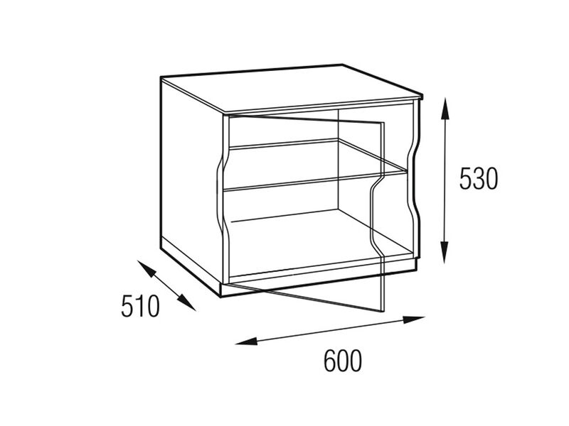 Стойки под аппаратуру Металлдизайн (Metaldesign) MD 155.0610 Planima черный артикул X33965698-1-2